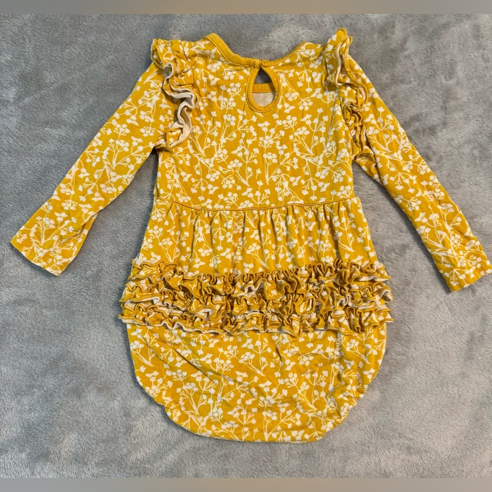 Little Sleepies Golden Poppies Bubble Romper - Picture 4 of 4